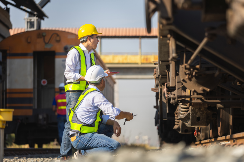 trabajos en vía ferroviaria